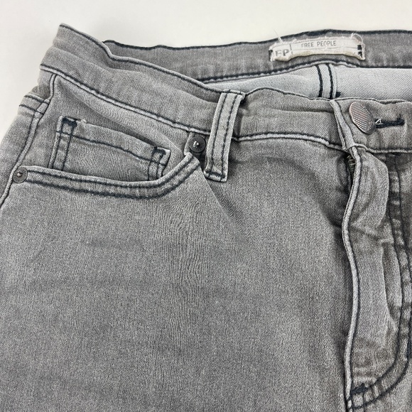 Free People Jeans Womens 27 Gray - Picture 4 of 9